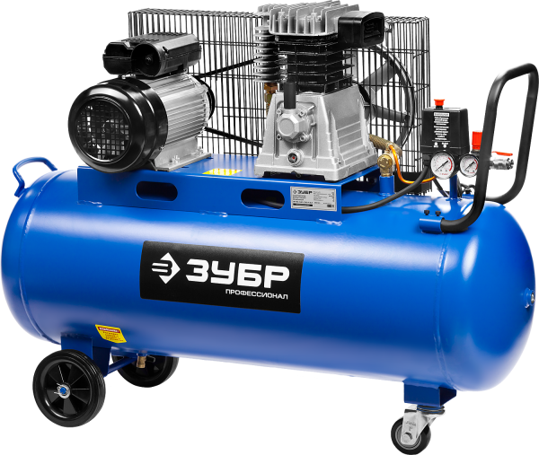 Компрессор ременной масл., 2200 Вт, 100л, 440л/мин, ПРОФ ЗУБР