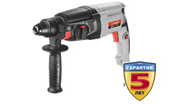 Перфоратор ЗУБР SDS-plus,П-26-800 ,реверс, горизонт.3,0 Дж 800Вт
