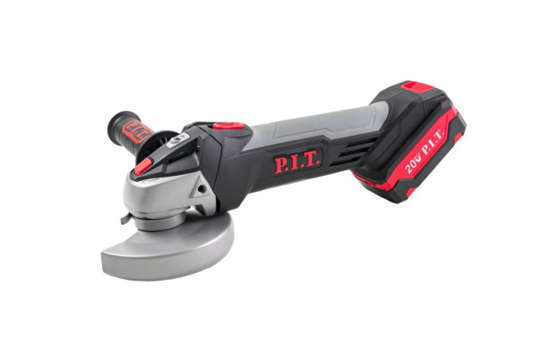 Углошлифовальная машина УШМ Аккум. PWS20H-125C/1 (20В,125мм, Li-Ion, 8500об/мин, 1акб Li-Ion 4Ач, ЗУ 3А,кейс) P.I.T 