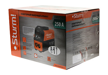 Сварочный инвертор Sturm!, 250А, ПВ 60%, 170-250В, HotStart/AntiStick/ArcForce