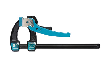 Струбцина реечная быстрозаж.,метал.корпус, рычажный храповый механизм,8"/200/Gross