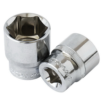 Головка торцевая 15мм 1/2" 6-гранная Кратон 