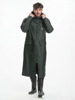 Плащ влагозащитный Тайфун (Нейлон/ПВХ,200), зеленый