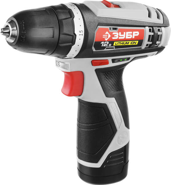 Дрель-шуруповерт, 12 В, МАСТЕР ЗУБР