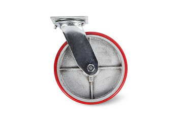 Колесо 125мм большегрузное поворотное PU (SCp 55) Груз.0.28 т