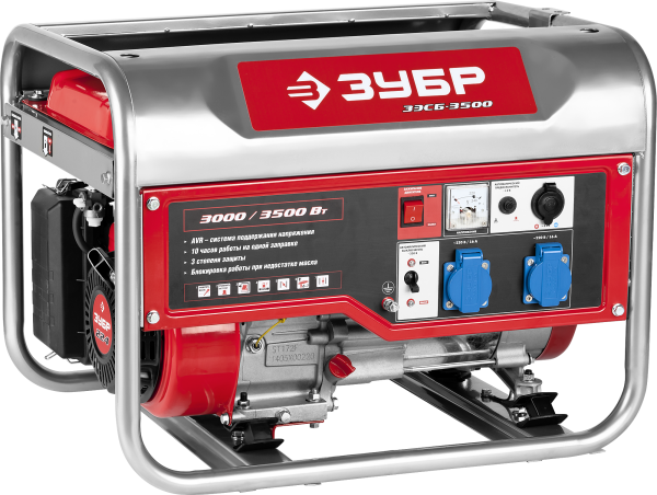 Электрогенератор 3500 Вт, МАСТЕР ЗУБР