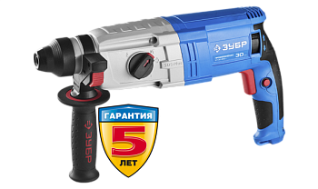 Перфоратор ЗУБР ЗПВ-30-900 АВТ 4,2КДЖ,750об/м,2800уд/мин