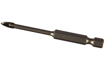 Сверло 8,0 по кафелю, керамике, стеклу,с 4рез.лезвиями, шестигр.хвостовик ЗУБР