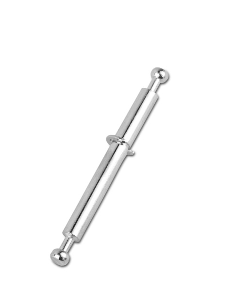 Дюбель эксцентрика двойной с кольцом, L=84 мм, A=34 мм, белый цинк