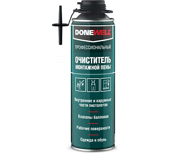 Очиститель для полиуретановой пены 650 мл Donewell 