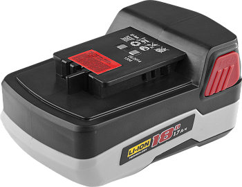 Аккумуляторная батарея Li-Ion, для гайковерта, 18В, МАСТЕР ЗУБР