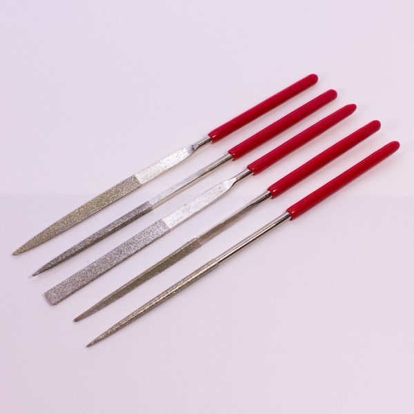 Набор надфилей алмазных,5 предметов 140*175мм Р140