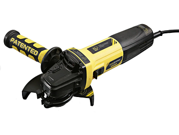 Углошлифовальная машина УШМ Hanskonner, 125мм, 1350Вт, 4000-10000об/мин, конст эл-ка, черт, mod T, КЕЙС