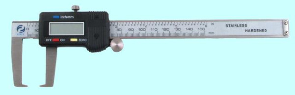 Штангенциркуль 0 - 150 (0,01) электронный для наружных канавок H-40мм " (Шан 116-320)