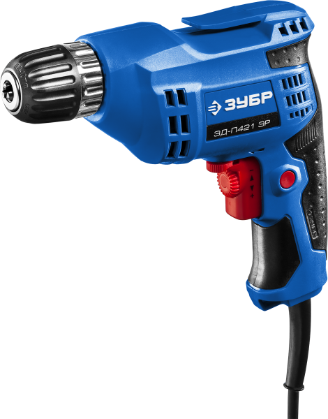 Дрель реверсивная, 420 Вт, ПРОФ ЗУБР