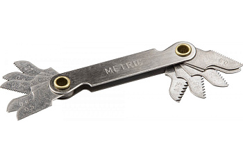 Шагомер д/ метрезьбы 0,5-1,75мм и трубной резьбы с шагом 0,907 и 1,07 STAYER PROFI