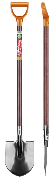 Лопата штыковая БелЦентроМаш из нержавеющей стали 0921