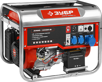 Электрогенератор автозапуск, 5500 Вт, МАСТЕР ЗУБР