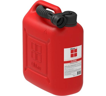 Канистра пластик для ГСМ, 10л Классик красная  Oktan А1-01-02(шт.)