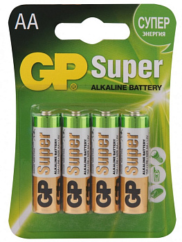 Батарейка GP Super 15A LR6/316/АА BL4