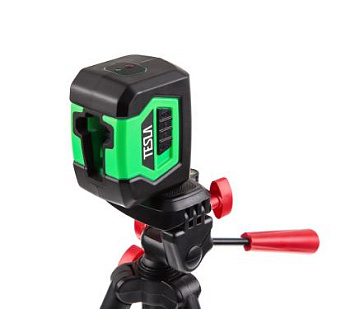 Лазерный нивелир L-10S  линейный крест 10м ±0.5мм/м + штатив 1,1 м Tesla  