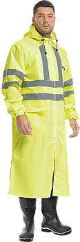 Плащ EXTRA-VISION WPL влагозащитный флуоресцентный желтый