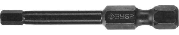 Бита 50мм НЕХ4 С 1/4" Зубр (2шт)