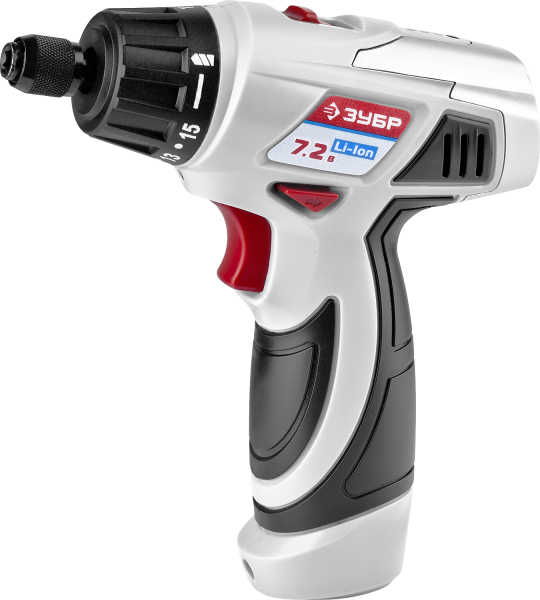 Отвертка - шуруповерт акк, 7,2В, МАСТЕР ЗУБР