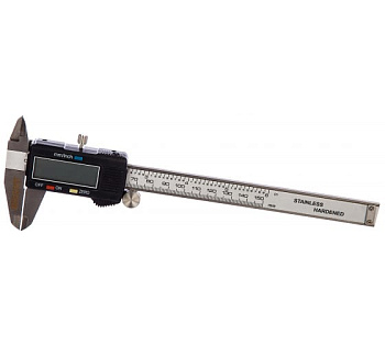 Штангенциркуль ШЦЦ-150, цифровой, в пластик. кейсе, батарейка в комплекте, 150мм, шаг 0,01мм, (шт.)