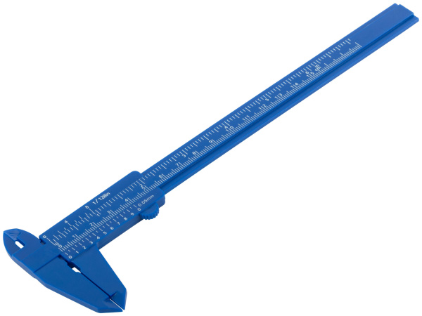 Штангенциркуль пластиковый 150 мм/0,2 мм МОС НЕ ЗАКАЗЫВАТЬ