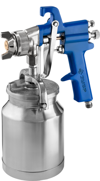 Краскопульт пневматический, 1,0л, 290-365 л/мин, ЭКСПЕРТ ЗУБР