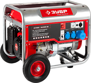 Электрогенератор колеса 6200 Вт, МАСТЕР ЗУБР