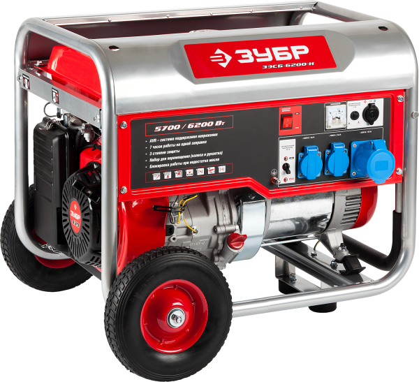 Электрогенератор колеса 6200 Вт, МАСТЕР ЗУБР