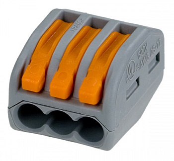 Клемма розеточная 3*0,08-2,5/0,08-4 Wago