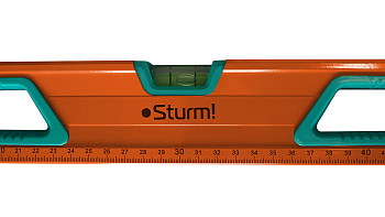 Уровень АНТИУДАРНЫЙ, МАГНИТНЫЙ, 3 глазка 600мм Sturm!