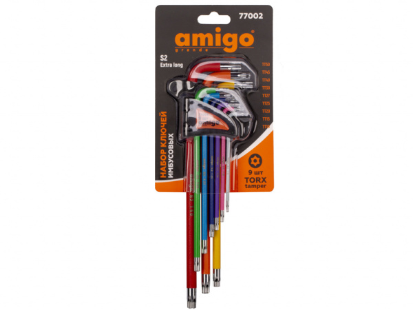 Набор шестигранных ключей TORX 9 Amigo Grande