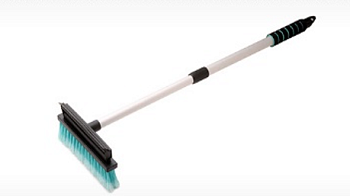 Щетка для снега со скребком телескопич.  56-83 см расщепл. мягкая ручка Nice Touch