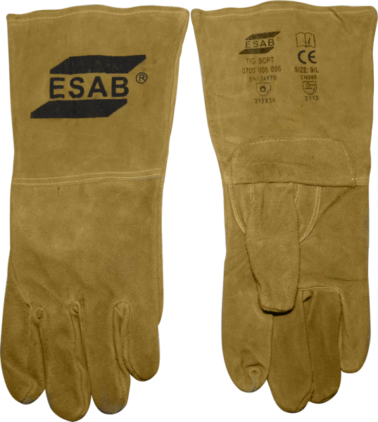 Краги спилковые (без подкладки) TIG SOFT (ESAB)
