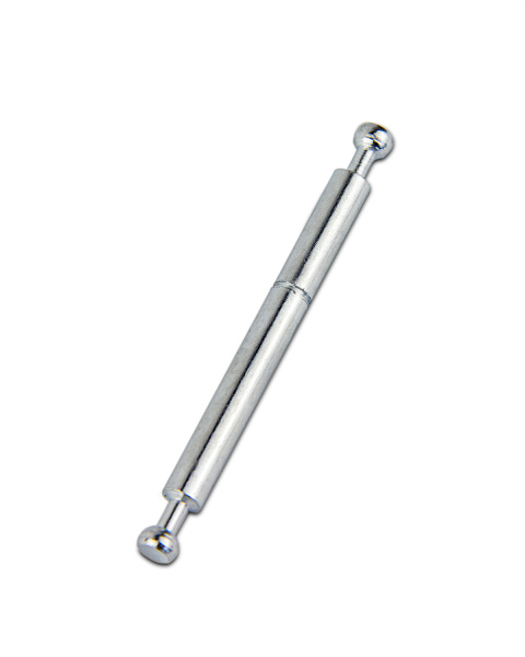 Дюбель эксцентрика двойной без кольца, L=84 мм, A=34 мм, белый цинк 