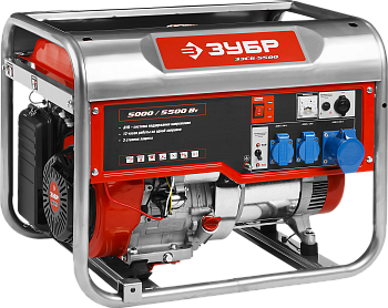 Электрогенератор 5500 Вт, МАСТЕР ЗУБР