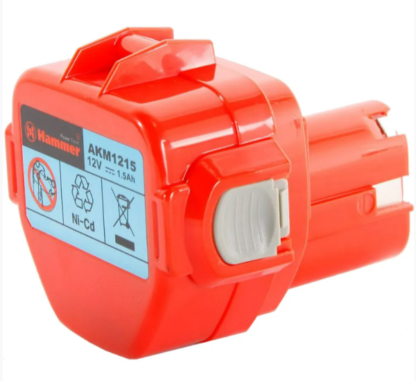 Аккумулятор Hammerflex AKM1215 12В, 1.5Ач, NiCd для MAKITA