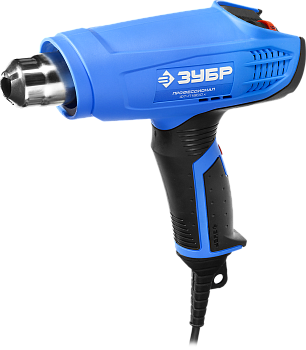 Фен технический + кейс, 1800Вт, 550гр, ПРОФЕССИОНАЛ ЗУБР