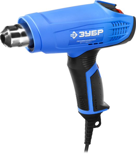 Фен технический + кейс, 1800Вт, 550гр, ПРОФЕССИОНАЛ ЗУБР