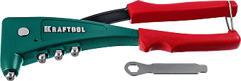 KRAFTOOL X-5F заклепочник с функцией FIX (удержание заклепки) в кейсе