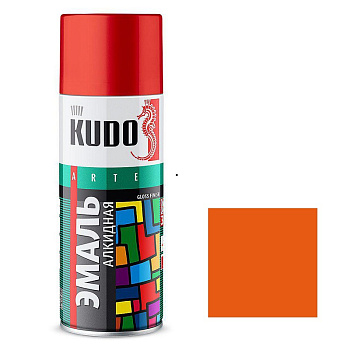 Краска универсальная оранжевая 520 мл. KUDO-1019 RAL 2004