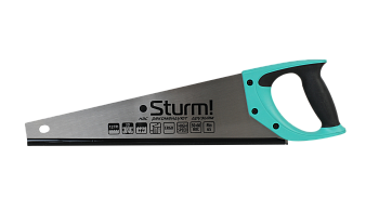 Ножовка по дереву, 450мм, 12TPI, 3D, Sturm!