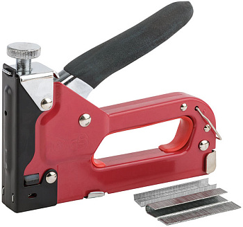 Степлер для узких скоб 3-в-1 тип 53F 4-14мм,тип 28-10-12мм,тип 300-10-14мм,мет корп 