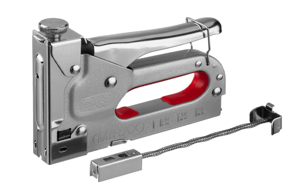 Степлер мебельный ТИП 140 (4-14мм)/300 (10-14)/28 (10-12), метталический корпус МИРАХ