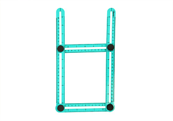 Линейка многофункциональная копировальная пластиковая 4 части Sturm!