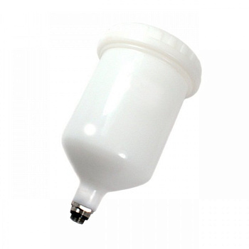 Бачок для краскопульта 0,6 л пластик внутренняя резьба PC-600GPP Русский Мастер